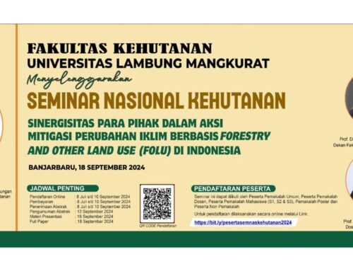 PRESS RELEASE Seminar Nasional Kehutanan Tahun 2024 Fakultas Kehutanan Universitas Lambung Mangkurat