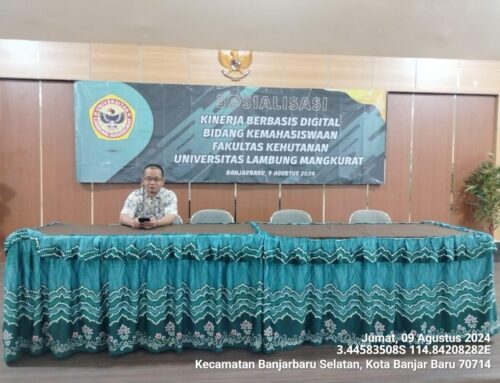 Sosialisasi Layanan Digital Bidang Kemahasiswaan Fakultas Kehutanan ULM