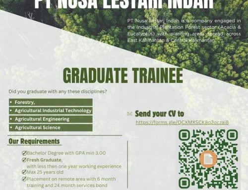 Campus Hiring, PT Nusa Lestari Indah membuka kesempatan bagi mahasiswa tingkat akhir dan alumni Fakultas Kehutanan ULM untuk mengikuti kegiatan Campus Hiring