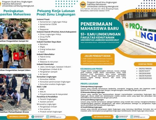 Penerimaan Maba S1 Prodi Lingkumgan Fahutan ULM 2026